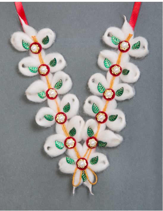 Cotton Garlands (Design-1) 8-inches, Pandit Foods