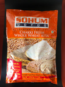 Chakki Fresh Whole Wheat Atta, Sohum Udyog (5Kg)