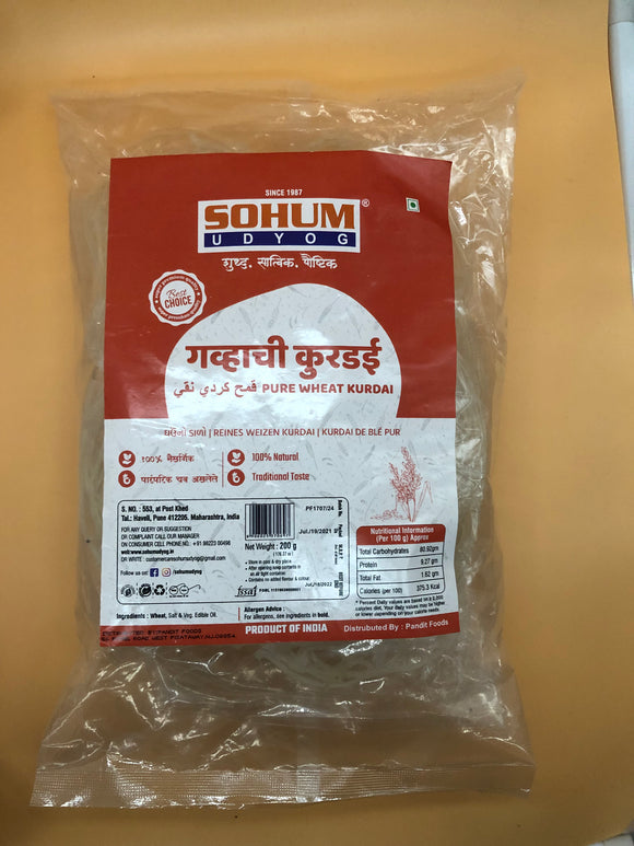 Wheat Kurdai, Sohum Udyog (200g)