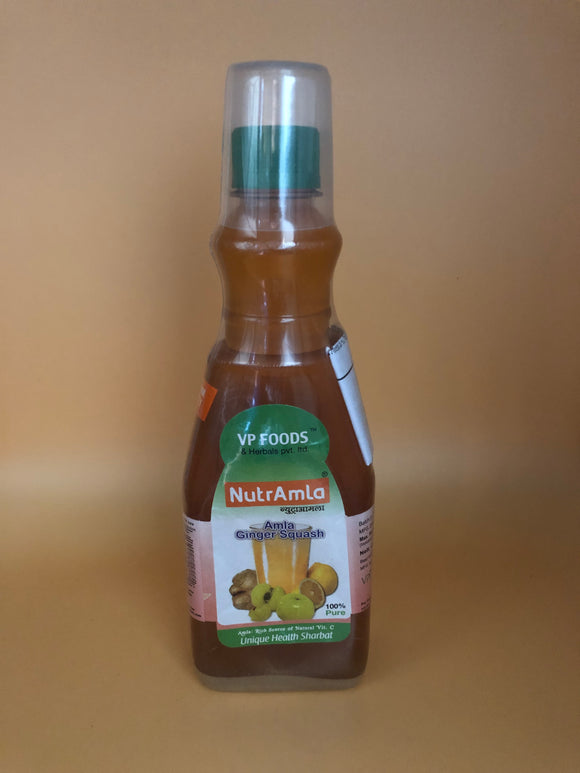 Amla-Ginger Squash, Nutramla (500ml/16oz)